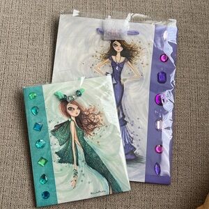 Brand new Papyrus Bella Pilar ornate gift bags. 13x10 and 9x7